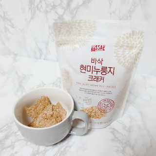 BASSAK 바삭 유기농 현미 누룽지 크래커 3종 — 4점을 준 리뷰어가 2019년 8월 올린 사용 사진
