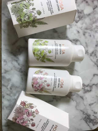 HOSA BODY WASH+BODY LOTION — 5점을 준 리뷰어가 2018년 3월 올린 사용 사진