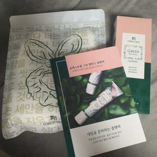 포레스트힐 그린 밸런스 클렌져 100ml + 토끼 헤어밴드 — 5점을 준 리뷰어가 2020년 1월 올린 사용 사진