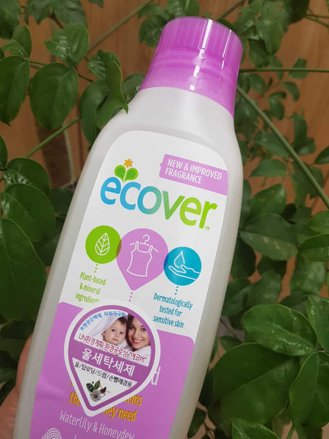 에코버 친환경 울세제 750ml 리뷰 사진