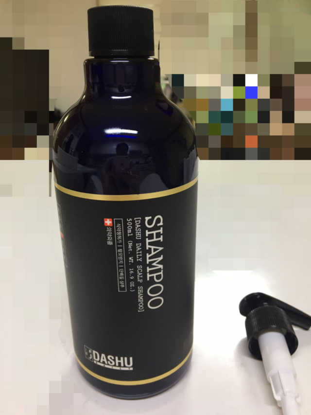 다슈 데일리 한방 두피 골드 샴푸 500ml 리뷰 사진