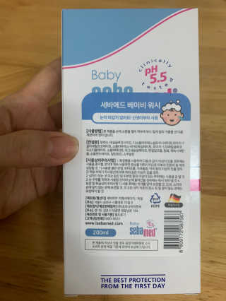 세바메드 베이비 바디워시 200ml — 3.5점을 준 리뷰어가 2020년 1월 올린 사용 사진