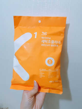 레인보우샵 올인원세탁세제,베이킹소다 스틱포6개입+세탁조클리너 — 5점을 준 리뷰어가 2018년 4월 올린 사용 사진
