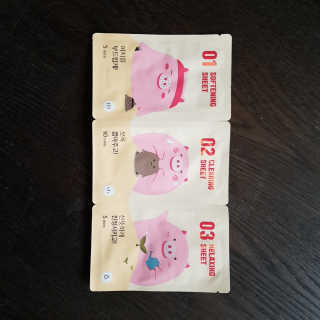 미팩토리 3단 돼지코팩 3매입 X 2EA — 4.5점을 준 리뷰어가 2019년 5월 올린 사용 사진