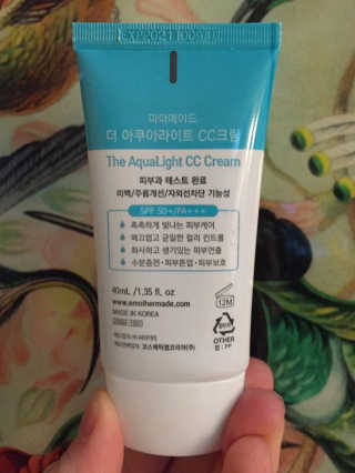 마더메이드 더 아쿠아라이트 CC크림 SPF50+ PA+++ — 4.5점을 준 리뷰어가 2019년 6월 올린 사용 사진