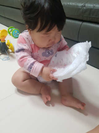 보솜이 액션핏 팬티형 — 5점을 준 리뷰어가 2019년 3월 올린 사용 사진