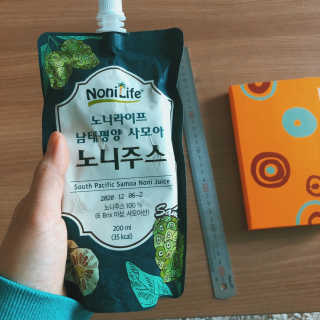 장수농가 남태평양 사모아 노니 원액 1L or 200mlx10팩 중 택 1 — 5점을 준 리뷰어가 2019년 1월 올린 사용 사진