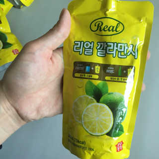 장수농가 리얼깔라만시 — 5점을 준 리뷰어가 2018년 6월 올린 사용 사진