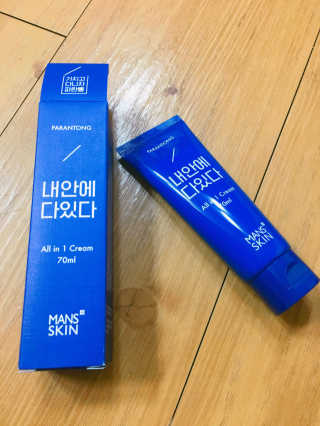 맨즈스킨 파란통 내안에다있다 — 4점을 준 리뷰어가 2017년 11월 올린 사용 사진