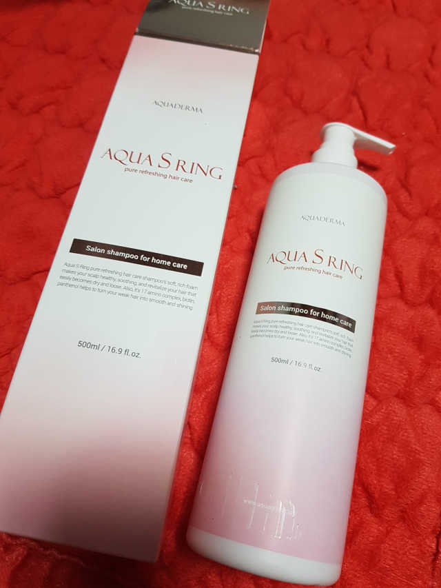 아쿠아S링 퓨어리프레싱 헤어케어 500ml 리뷰 사진
