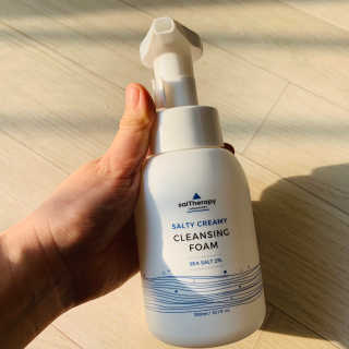 솔테라피 솔티 크리미 클렌징폼 300ml — 4.5점을 준 리뷰어가 2019년 4월 올린 사용 사진