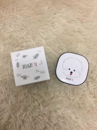 딜라잇18 I.U 화이트닝 팡 선쿠션 — 4점을 준 리뷰어가 2017년 1월 올린 사용 사진