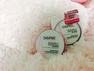 쌍빠 어딕트 핑크 톤업 선쿠션 SPF50+ PA+++ — 5점을 준 리뷰어가 2016년 7월 올린 사용 사진