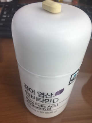 네츄럴굿띵스 퓨어 락토 철분 60일분 — 4.33점을 준 리뷰어가 2018년 2월 올린 사용 사진