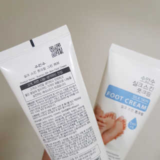(주)에네스티 에네스티 수안수 실크스킨 풋크림 1+1 — 5점을 준 리뷰어가 2019년 11월 올린 사용 사진