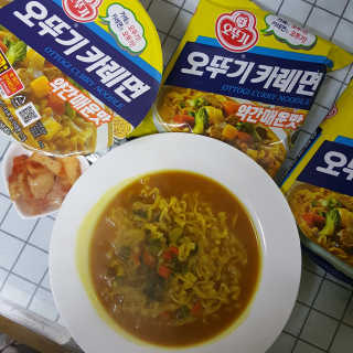 오뚜기카레면 2차 모집 — 5점을 준 리뷰어가 2019년 2월 올린 사용 사진