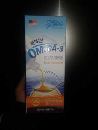 오메가-3스무디 [오메가스무디] 짜먹는 오메가3 DHA 임산부 어린이 — 5점을 준 리뷰어가 2019년 3월 올린 사용 사진