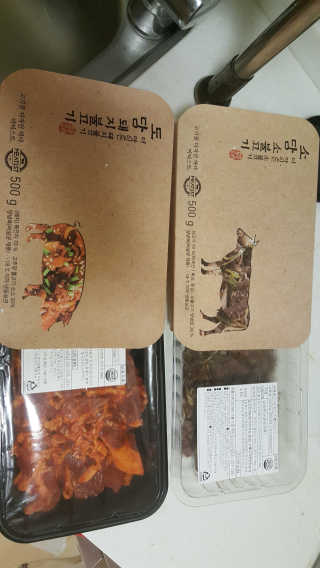미티스트 더 맛있는 소담 소불고기 + 도담 돼지 불고기 — 5점을 준 리뷰어가 2019년 2월 올린 사용 사진