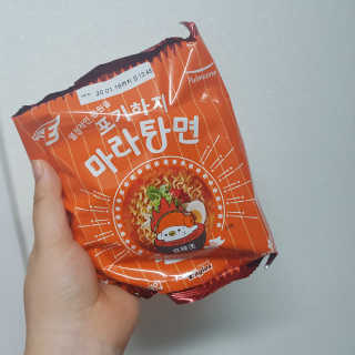 [풀무원] 포기하지 마라탕면 — 3점을 준 리뷰어가 2019년 7월 올린 사용 사진