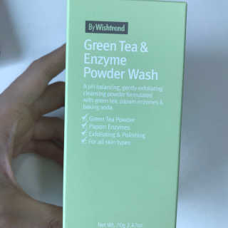 바이 위시트랜드 Green Tea Powder Wash — 4점을 준 리뷰어가 2018년 1월 올린 사용 사진