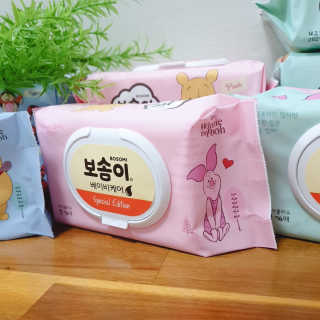 보솜이 아기물티슈 베이비케어 푸에디션 캡 74매 10입 — 5점을 준 리뷰어가 2019년 4월 올린 사용 사진