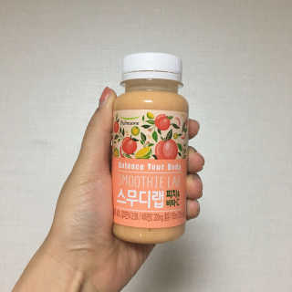 풀무원 스무디랩 피치&비타 — 5점을 준 리뷰어가 2017년 11월 올린 사용 사진