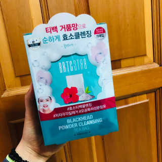 비알티씨 V10 파우더 클렌징 티백 2종 — 5점을 준 리뷰어가 2019년 3월 올린 사용 사진