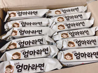 라면 그대로가 제일 맛있는 더엄마라면 — 5점을 준 리뷰어가 2019년 9월 올린 사용 사진