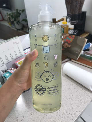 고위드 올인원 천연 세탁세제 — 5점을 준 리뷰어가 2018년 12월 올린 사용 사진