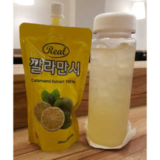장수농가 리얼깔라만시 — 5점을 준 리뷰어가 2018년 4월 올린 사용 사진