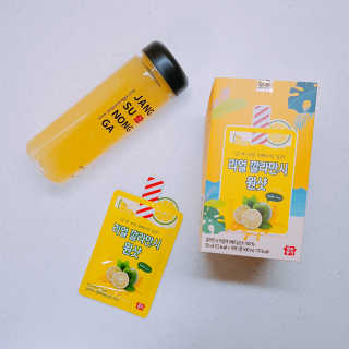 장수농가 리얼깔라만시 원샷 50ml 10팩+보틀 — 5점을 준 리뷰어가 2019년 5월 올린 사용 사진