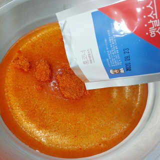 [홍코너떡볶이]옛날떡볶이 인기맛 4팩세트 — 5점을 준 리뷰어가 2019년 11월 올린 사용 사진