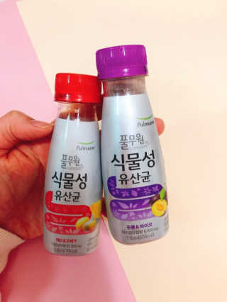 풀무원 식물성유산균 레드앤오메가 + 푸룬앤바이오 — 5점을 준 리뷰어가 2018년 11월 올린 사용 사진