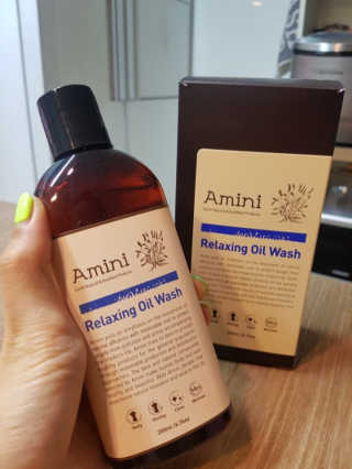 아미니 오일워시 시리즈 400ml（3종 중 1종 랜덤발송 — 3.83점을 준 리뷰어가 2017년 4월 올린 사용 사진