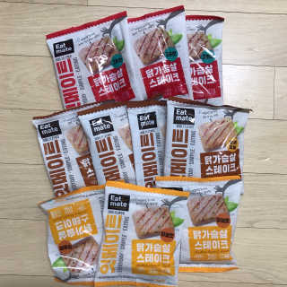 랭킹닭컴 잇메이트 닭가슴살 스테이크 혼합 1kg — 5점을 준 리뷰어가 2019년 12월 올린 사용 사진
