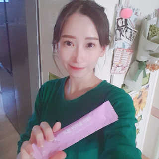 네츄럴굿띵스 태반 콜라겐 젤리 15포 — 5점을 준 리뷰어가 2018년 11월 올린 사용 사진