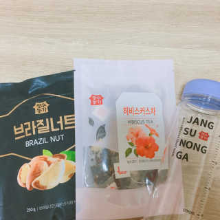 장수농가 브라질너트, 히비스커스 — 4.17점을 준 리뷰어가 2018년 8월 올린 사용 사진