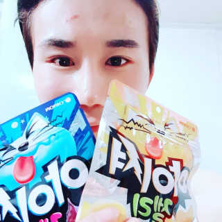 아이셔젤리 레몬맛, 아이셔젤리 블루에이드맛 — 5점을 준 리뷰어가 2019년 3월 올린 사용 사진