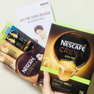 네스카페 코리아 네스카페 크레마 코코넛라떼 — 5점을 준 리뷰어가 2018년 1월 올린 사용 사진