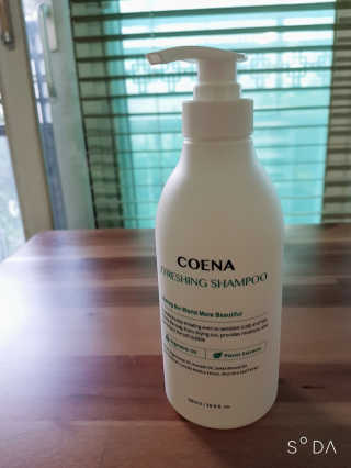 코에나샴푸 500ml — 5점을 준 리뷰어가 2019년 8월 올린 사용 사진