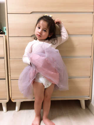 보솜이 액션핏 팬티형 — 5점을 준 리뷰어가 2019년 4월 올린 사용 사진