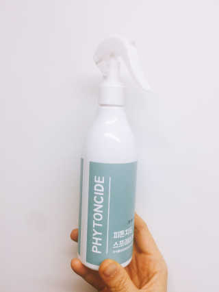 화목한가정 순수니아 피톤치드 스프레이 300ml — 4점을 준 리뷰어가 2019년 3월 올린 사용 사진