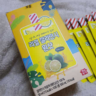장수농가 리얼깔라만시 원샷 50ml 10팩+보틀 — 4점을 준 리뷰어가 2019년 5월 올린 사용 사진