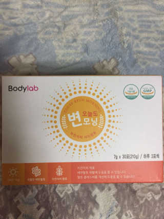 바디랩 오늘도 변모닝 7g 차전자피 식이섬유 — 3.83점을 준 리뷰어가 2018년 3월 올린 사용 사진