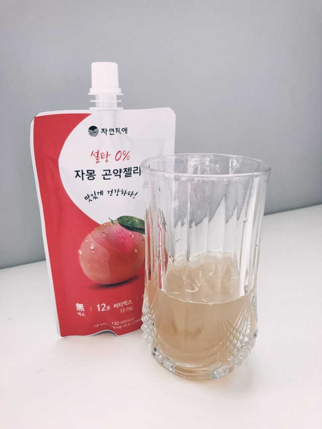 자연지애 곤약젤리 리뷰 사진