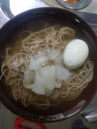 한반도키친 집에서 먹는 정통 평양냉면, 한반도랭면 — 5점을 준 리뷰어가 2019년 7월 올린 사용 사진
