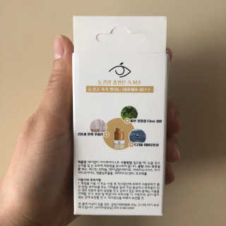 에이엠이 눈감고 촉촉 뿌려 눈피로를 완화하는 아이케어미스트 — 1점을 준 리뷰어가 2019년 6월 올린 사용 사진