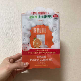 비알티씨 V10 파우더 클렌징 티백 2종 — 4점을 준 리뷰어가 2019년 2월 올린 사용 사진