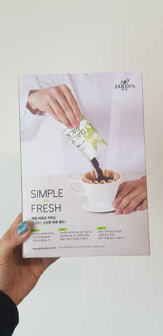 (주)쟈뎅 [쟈뎅] 클래스 신선한 하루 원두+여과지 SET — 5점을 준 리뷰어가 2019년 3월 올린 사용 사진