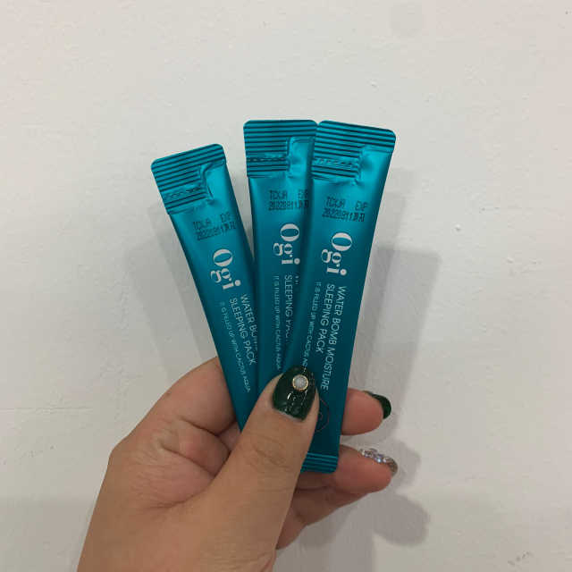 오지아이 워터 밤 모이스처 슬리핑 팩 4ml X 20pcs 리뷰 사진